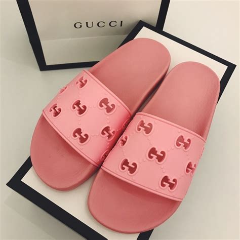 gucci pink.slides|pink gucci slides nordstrom.